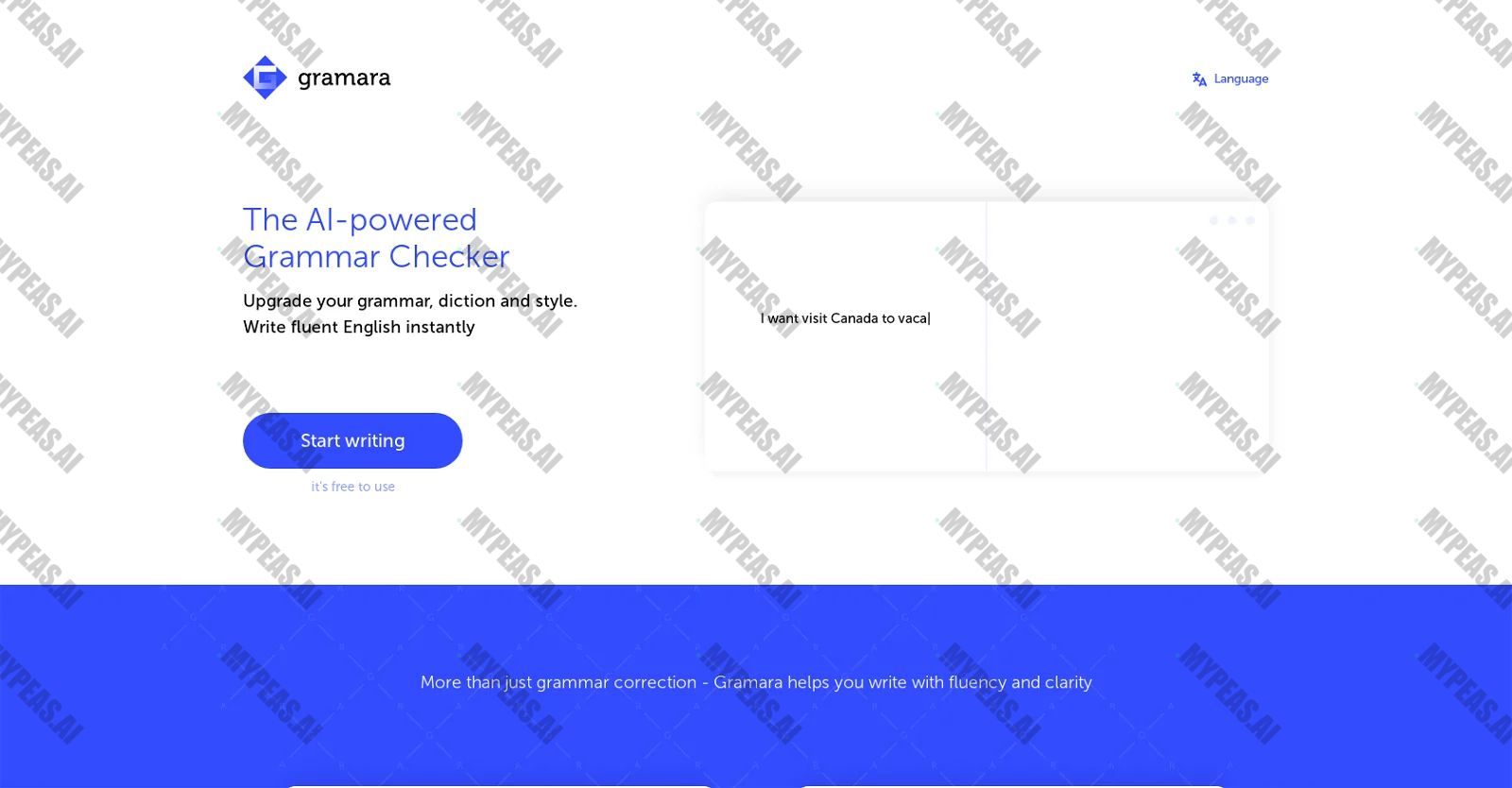 Gramara screenshot