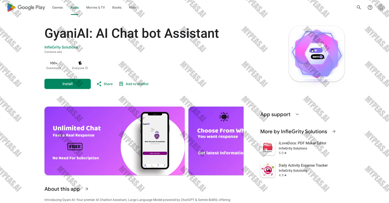 GyaniAI screenshot