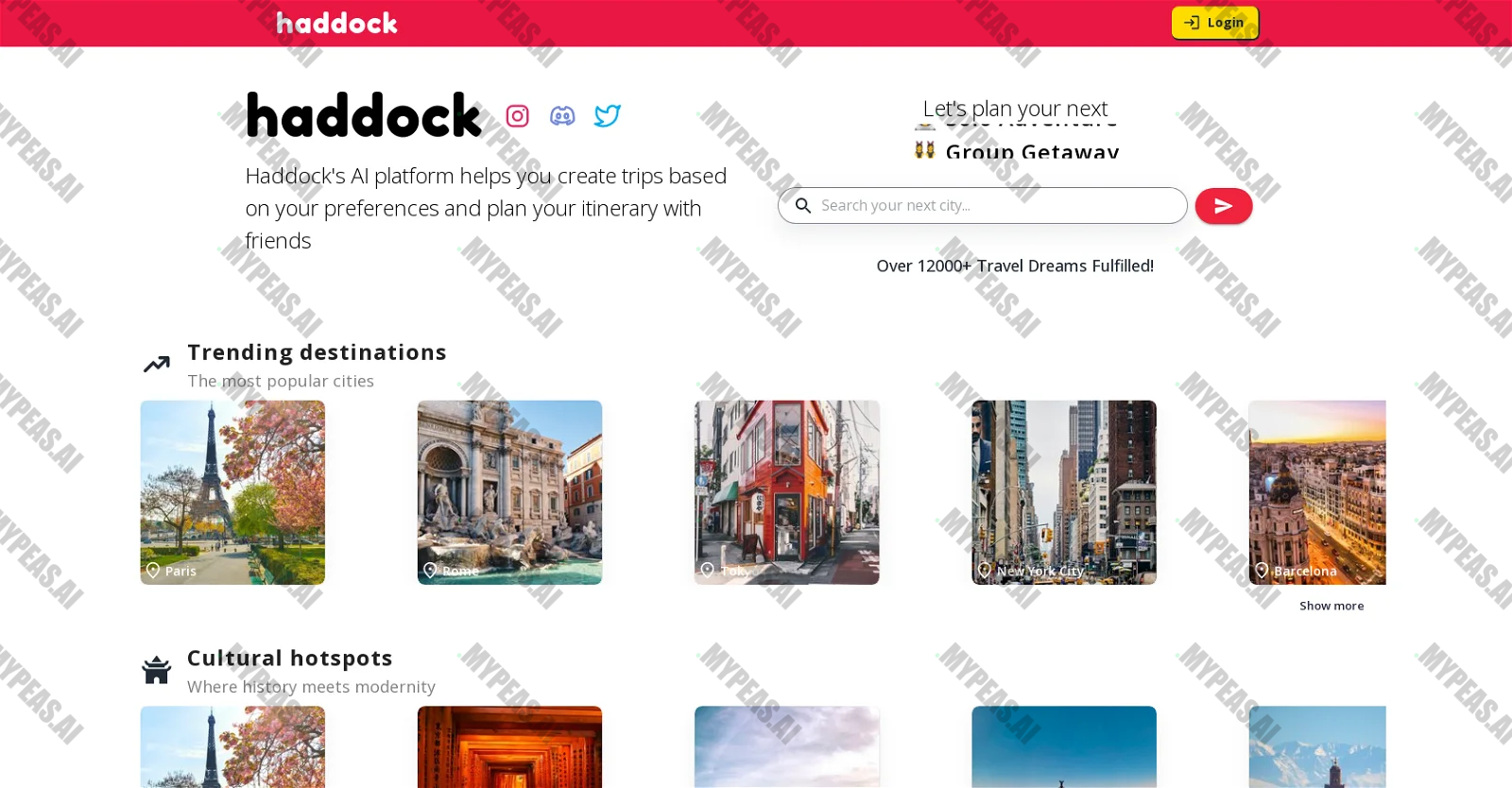 Haddock screenshot