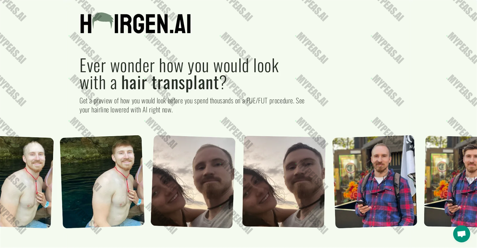 Hairgen screenshot