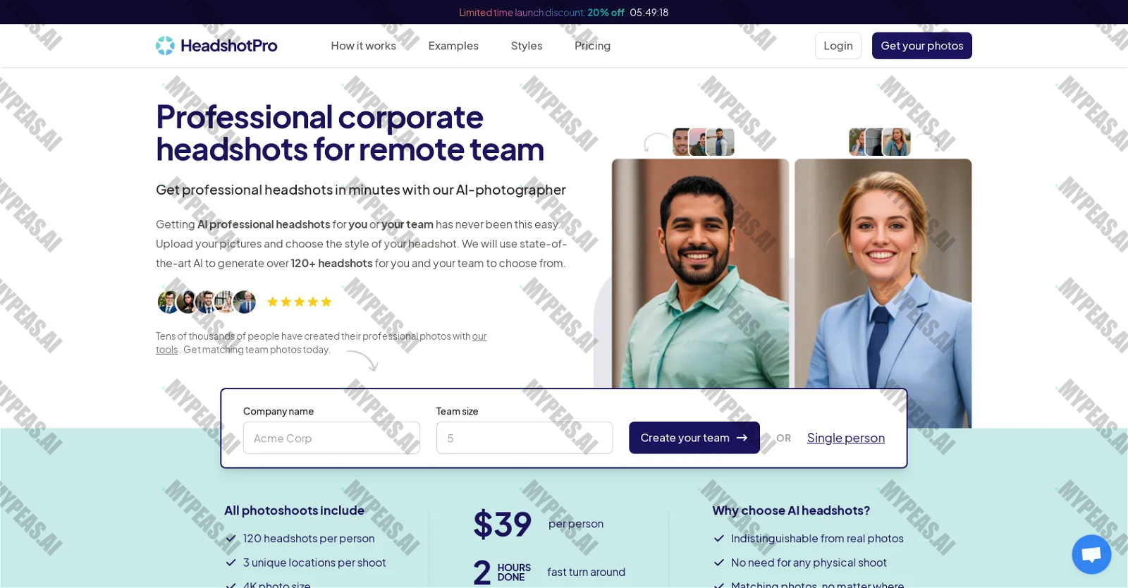 Headshotpro screenshot