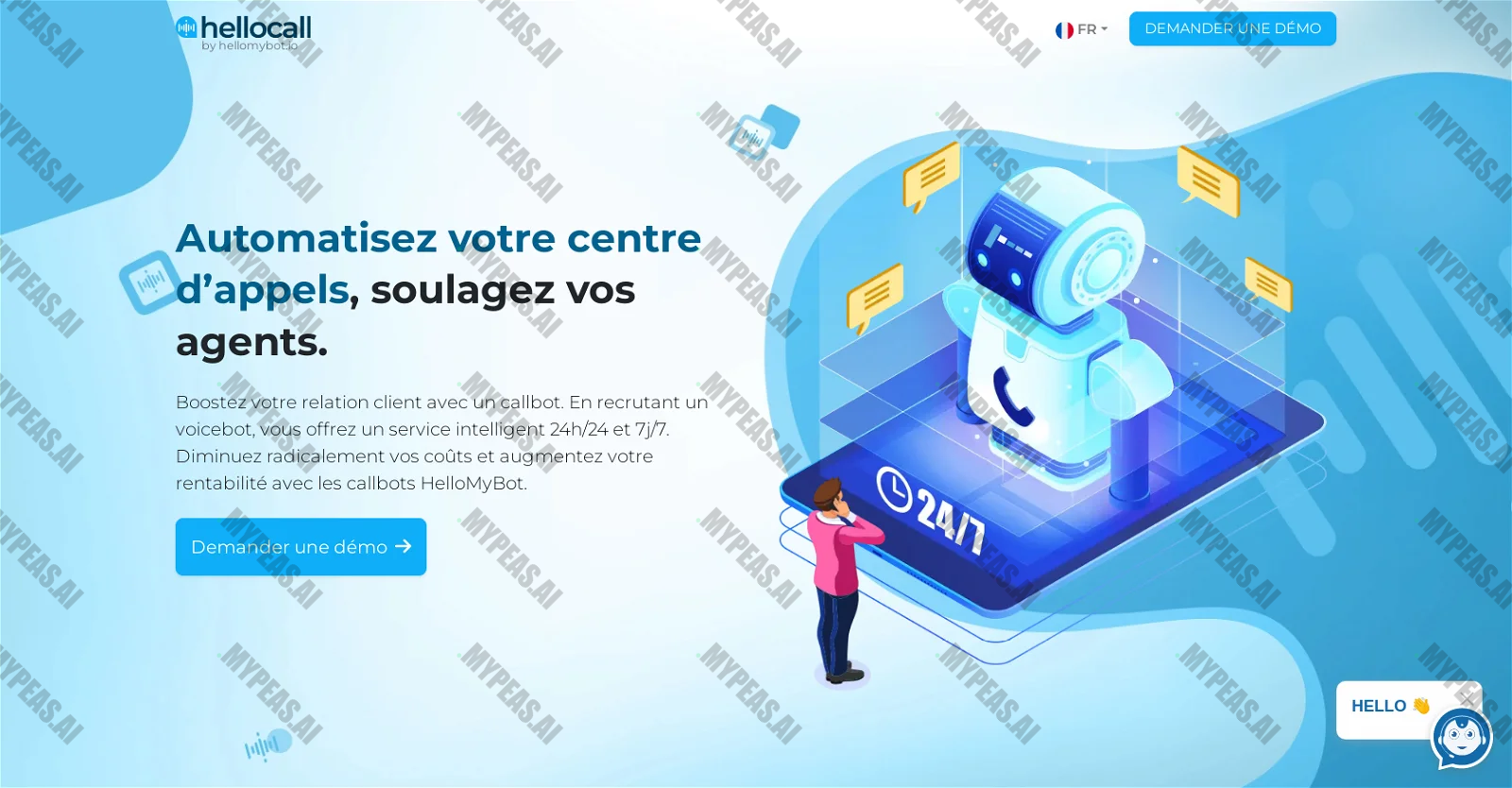 Hellocall screenshot