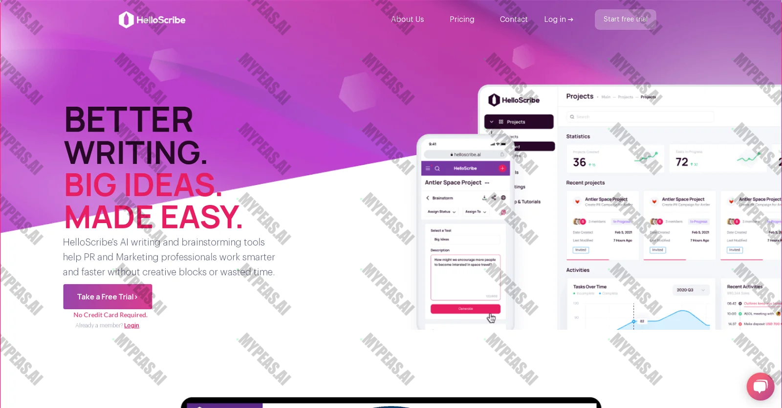 HelloScribe screenshot