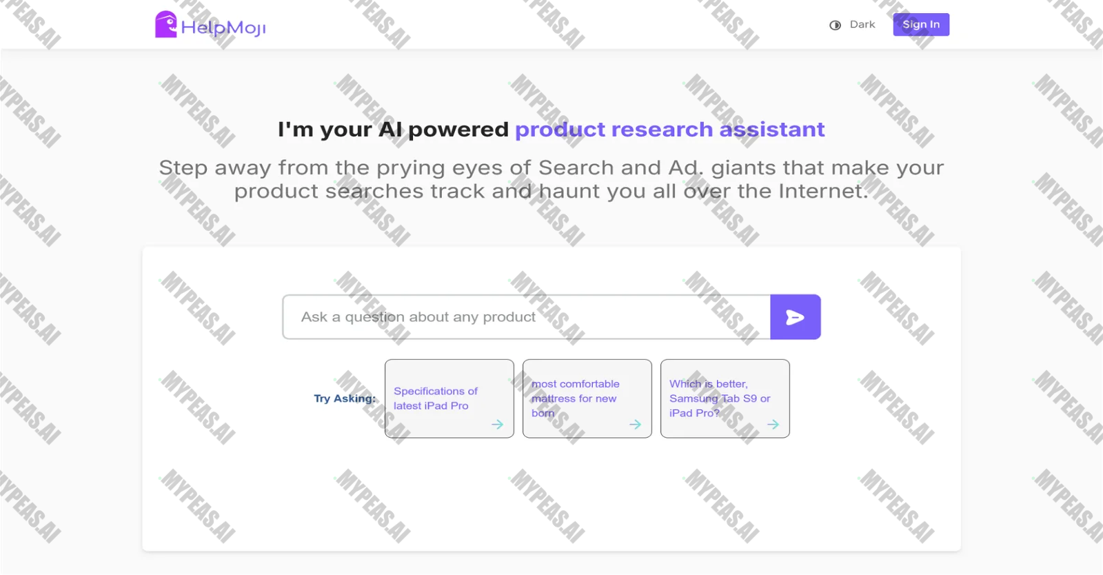 HelpMoji screenshot