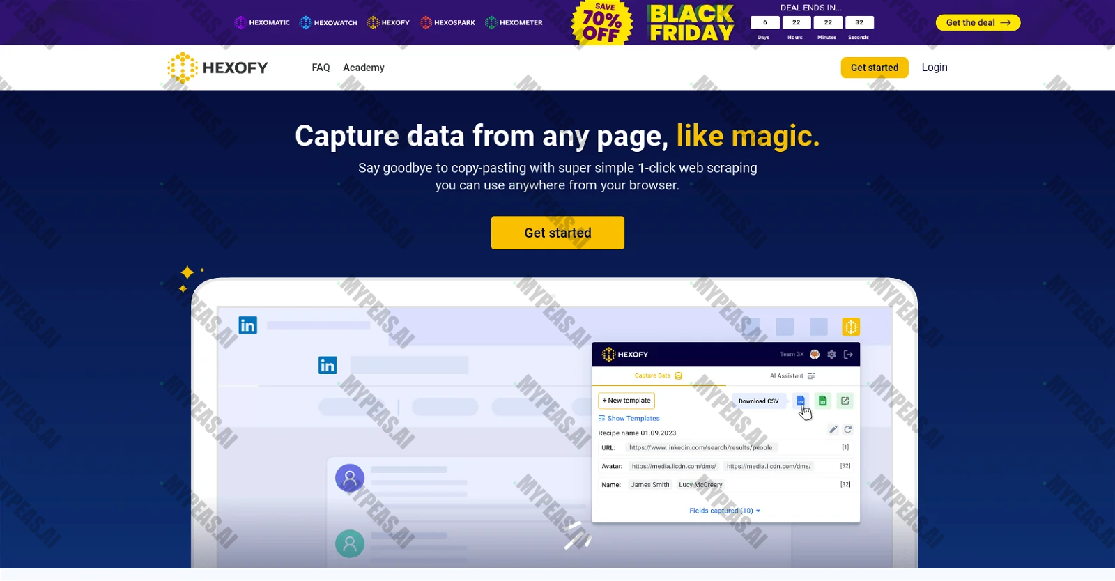 Hexofy screenshot