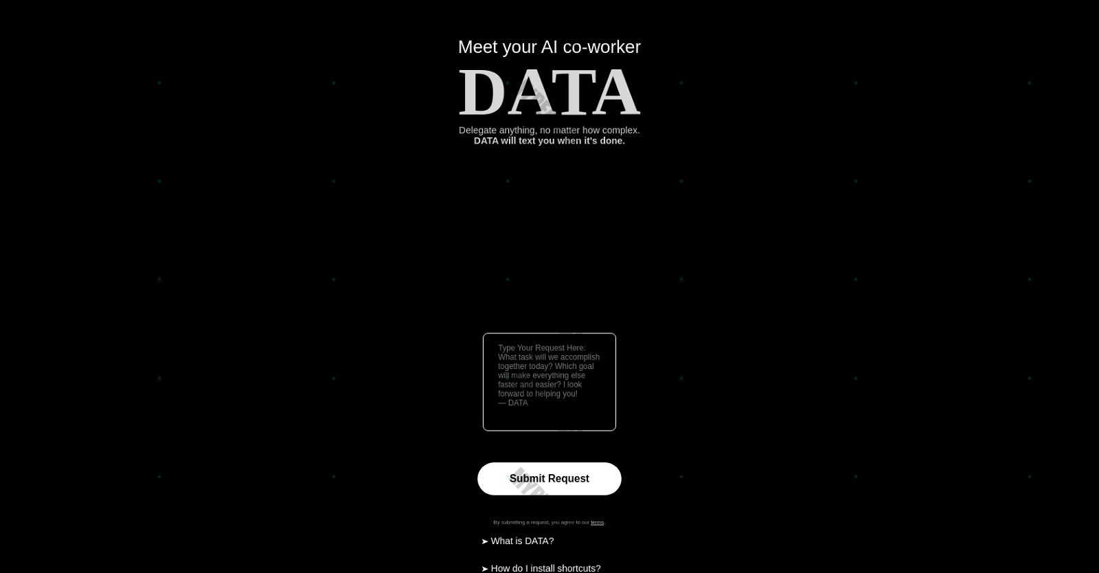Hey Data screenshot