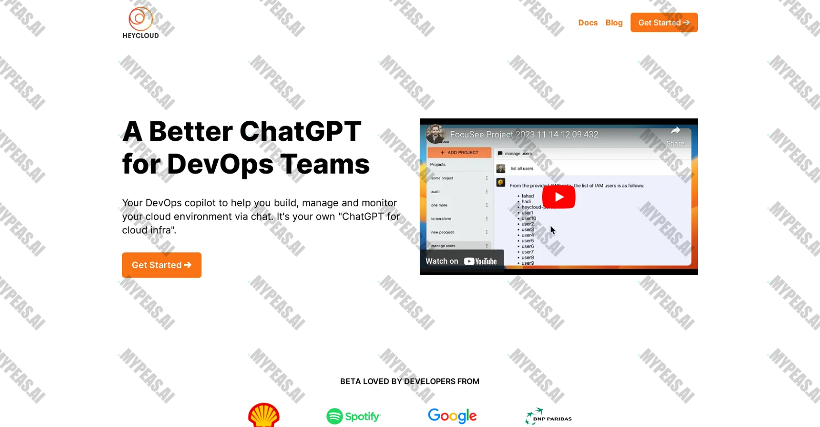 HeyCloud screenshot