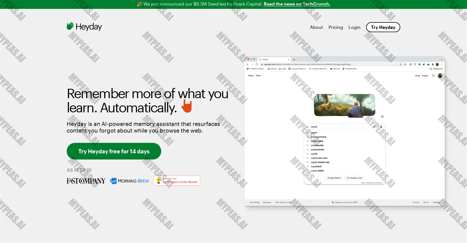 Heyday screenshot