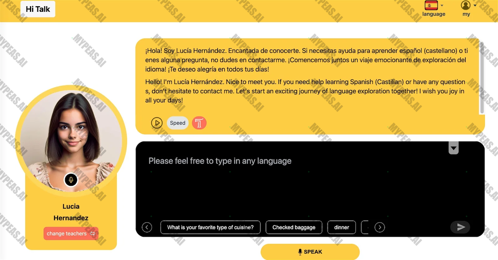 Hi Talk screenshot