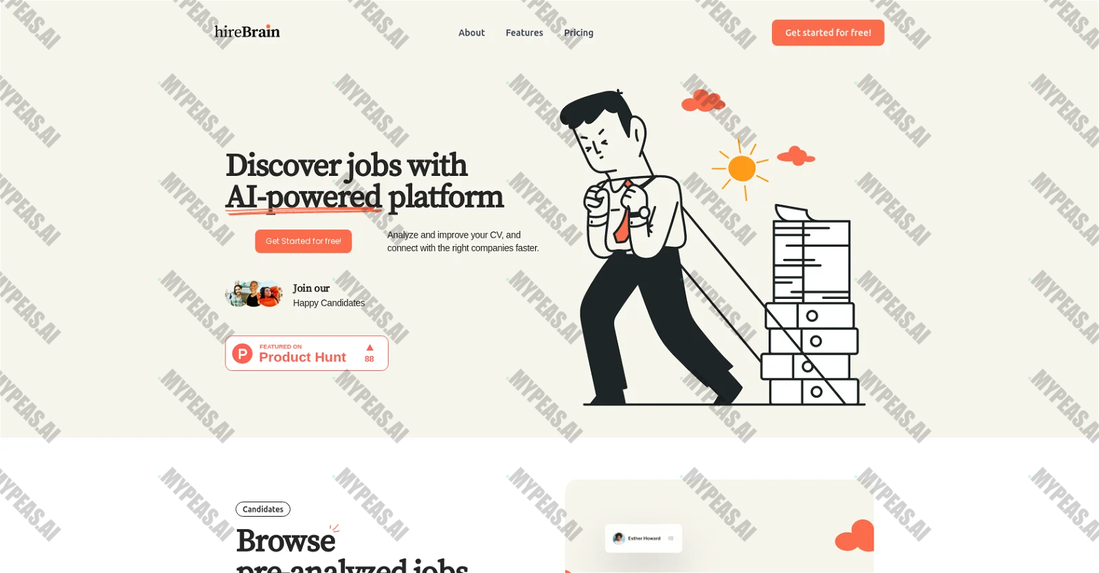 hireBrain screenshot