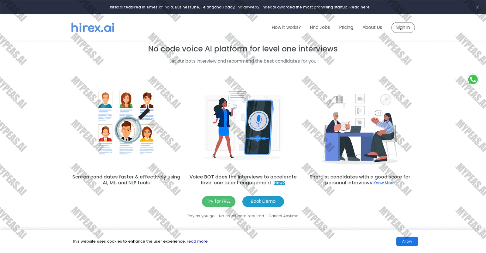 Hirex.ai screenshot