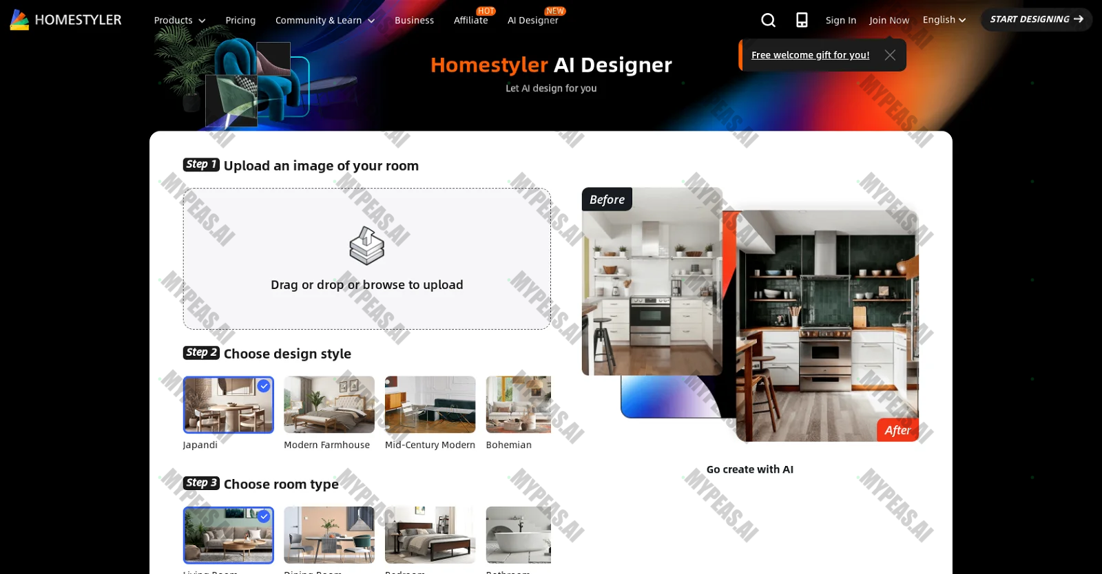 Homestyler screenshot