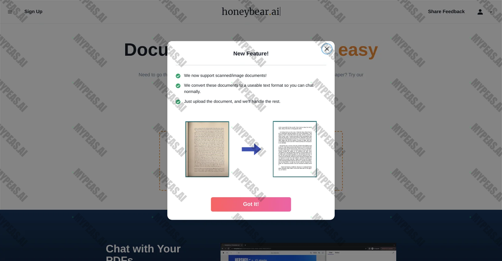 honeybear.ai screenshot
