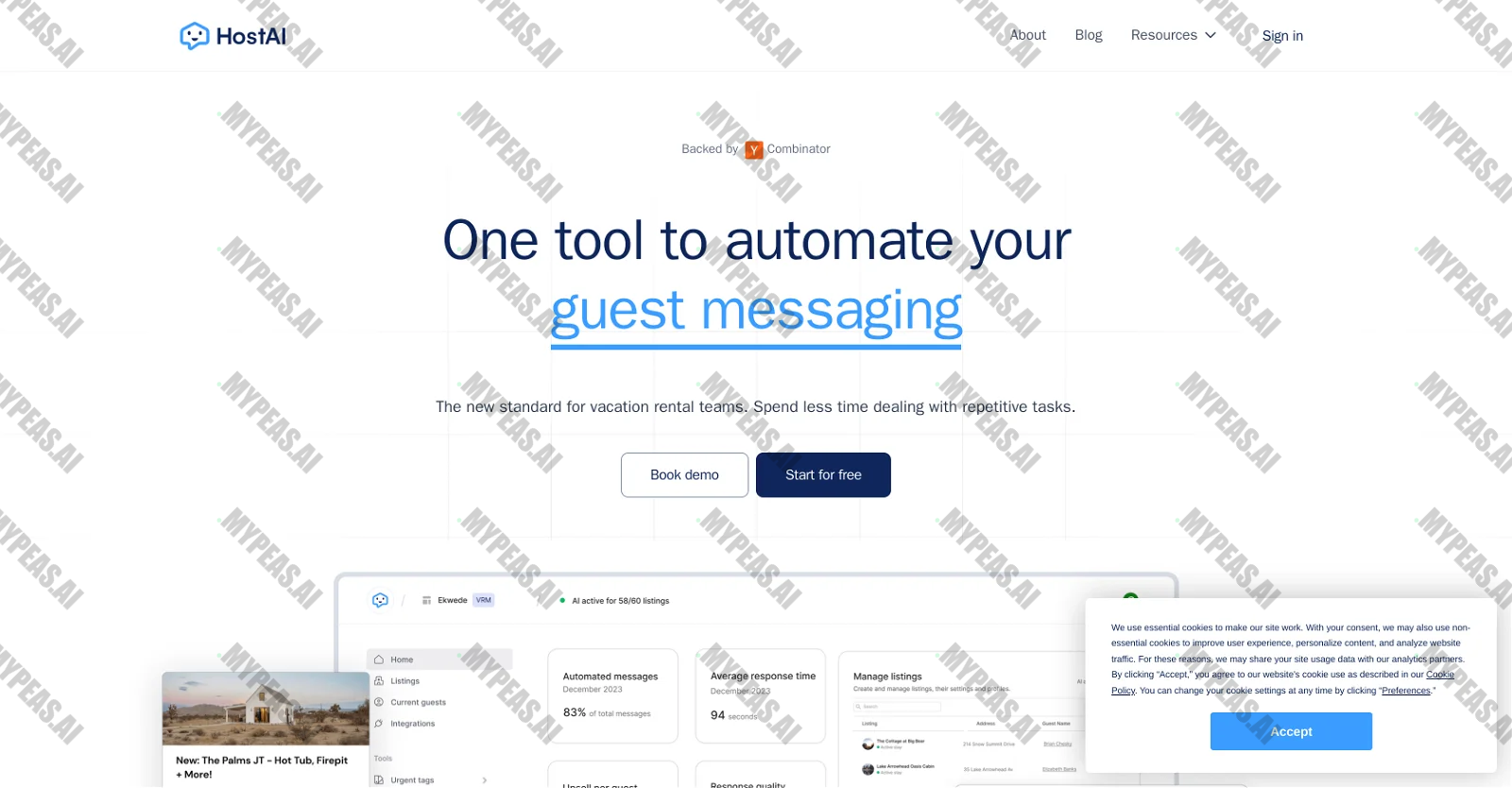 HostAI screenshot