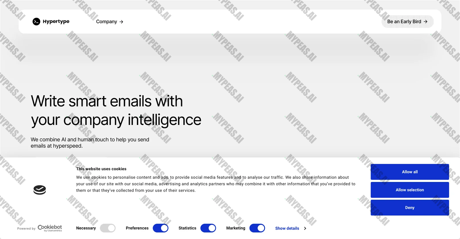Hypertype screenshot