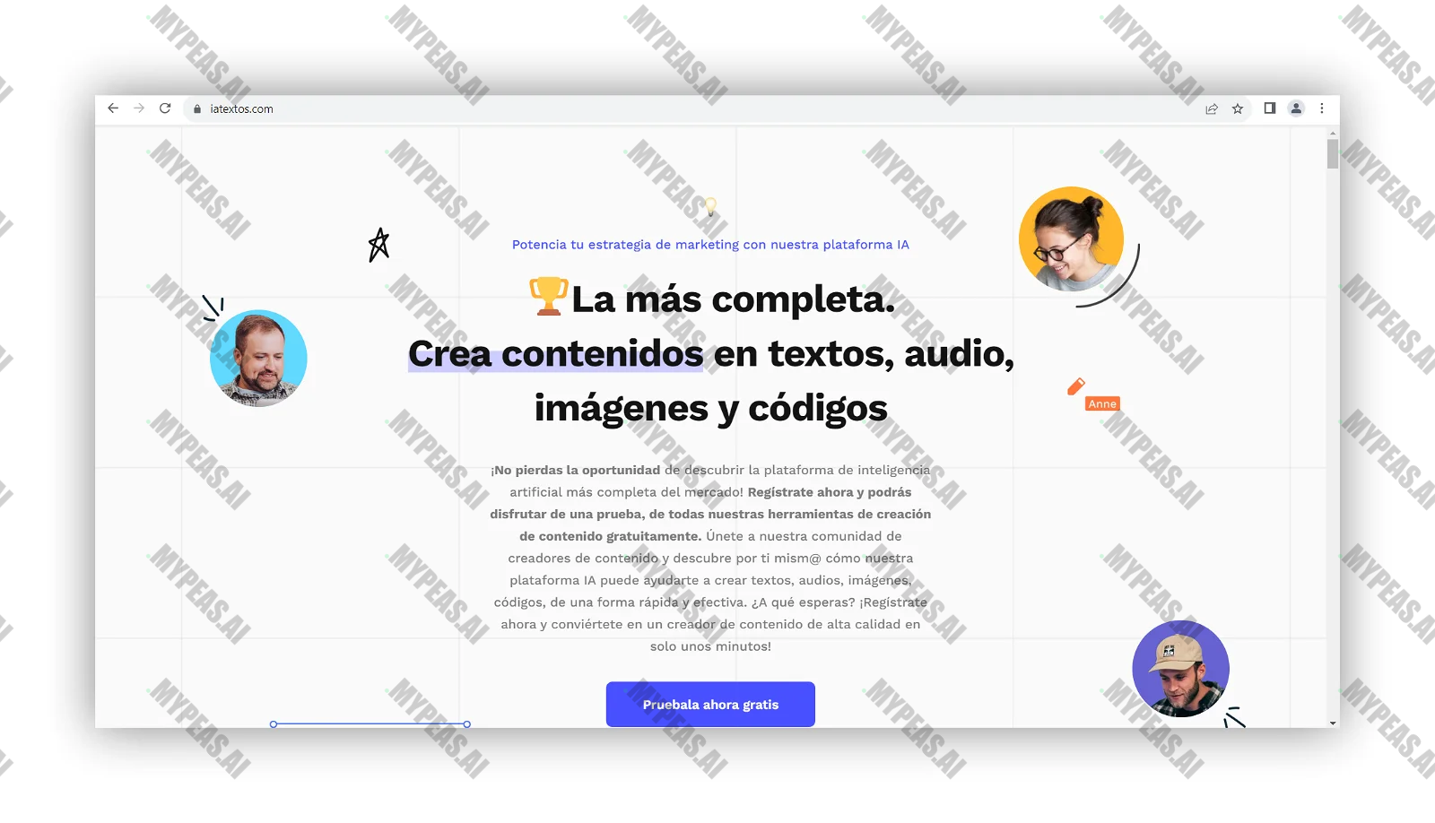 Iatextos screenshot