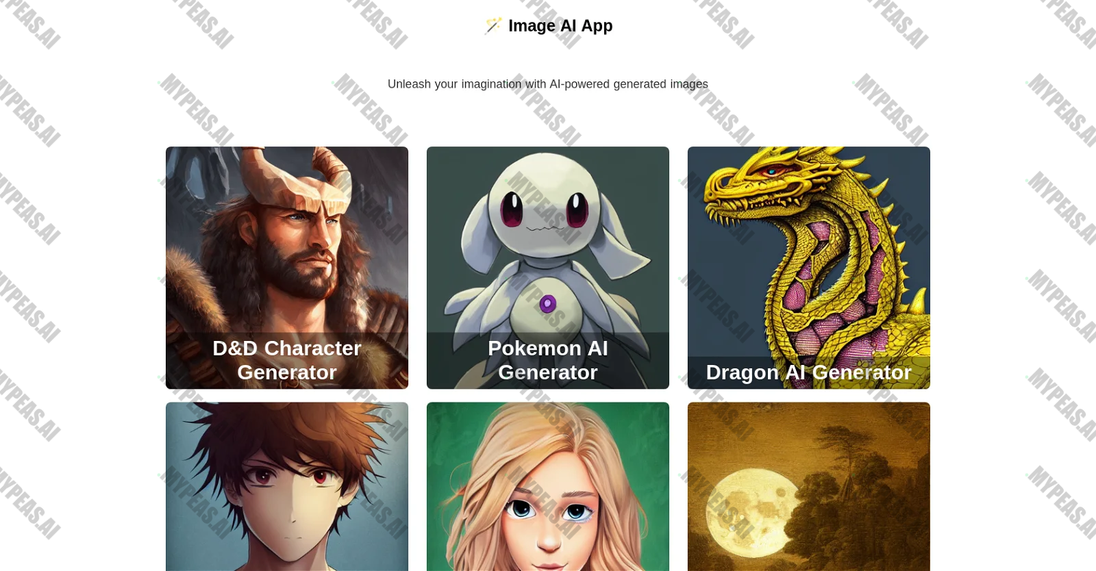 Image AI App screenshot