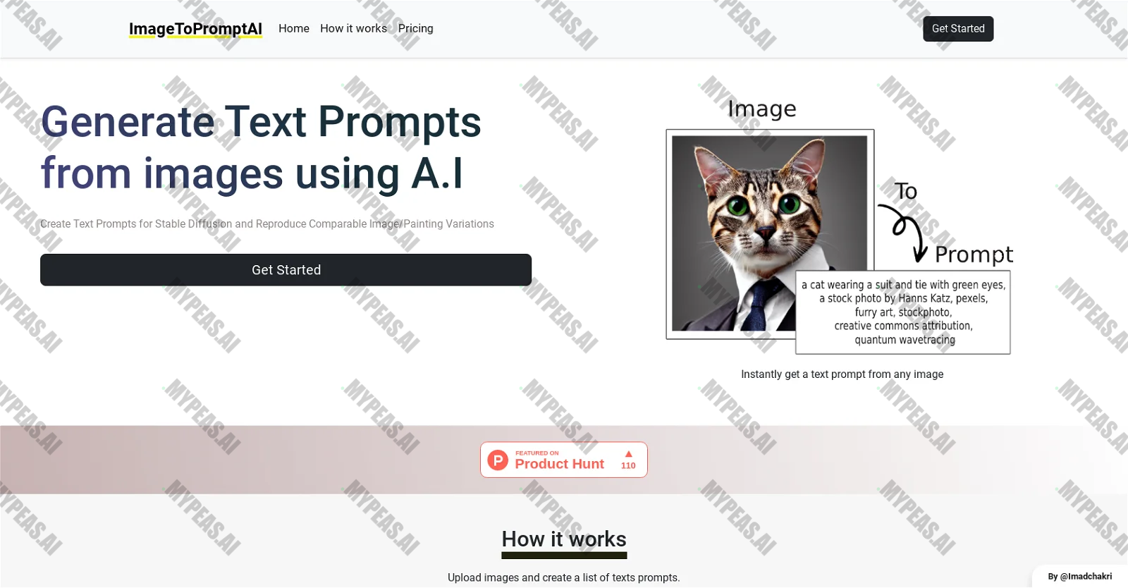 ImageToPromptAI screenshot