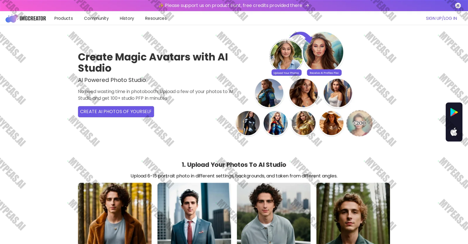 ImgCreator AI Studio screenshot
