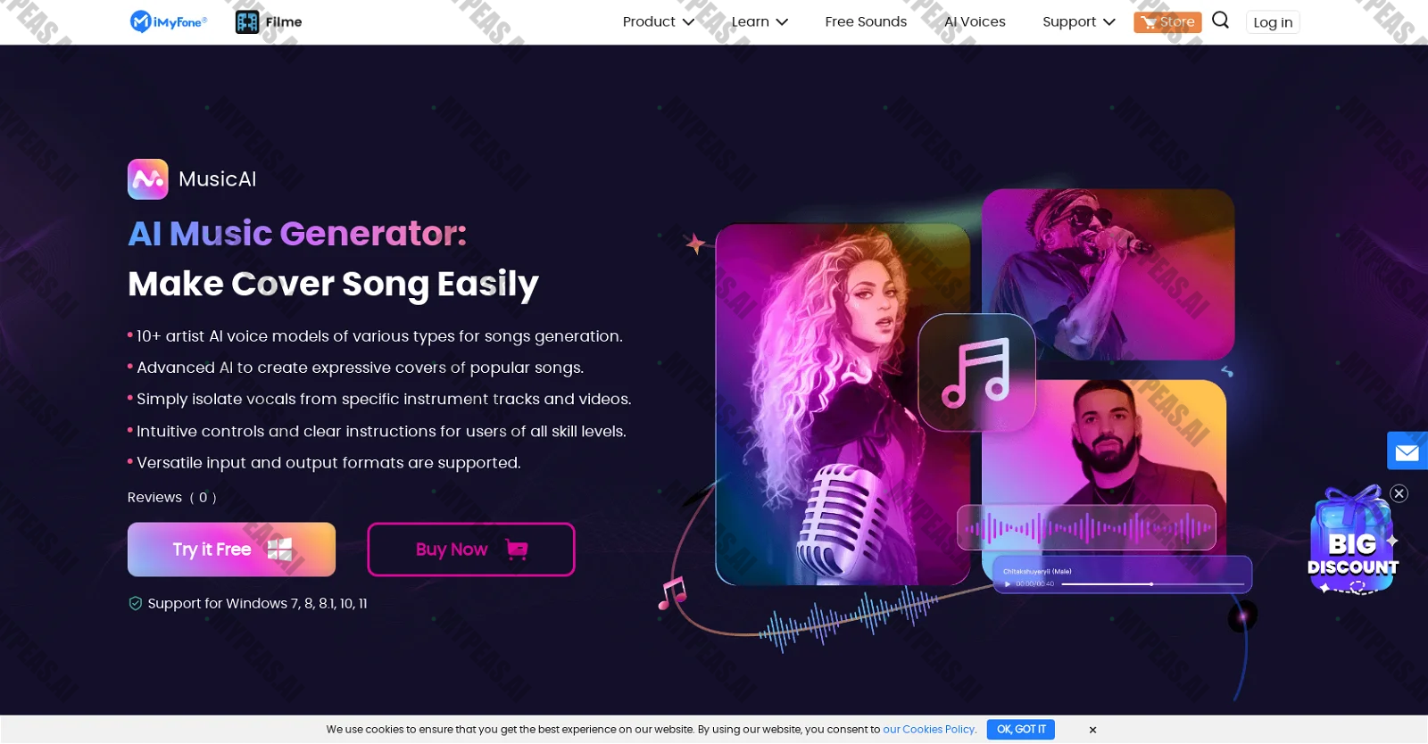 iMyFone MusicAI screenshot