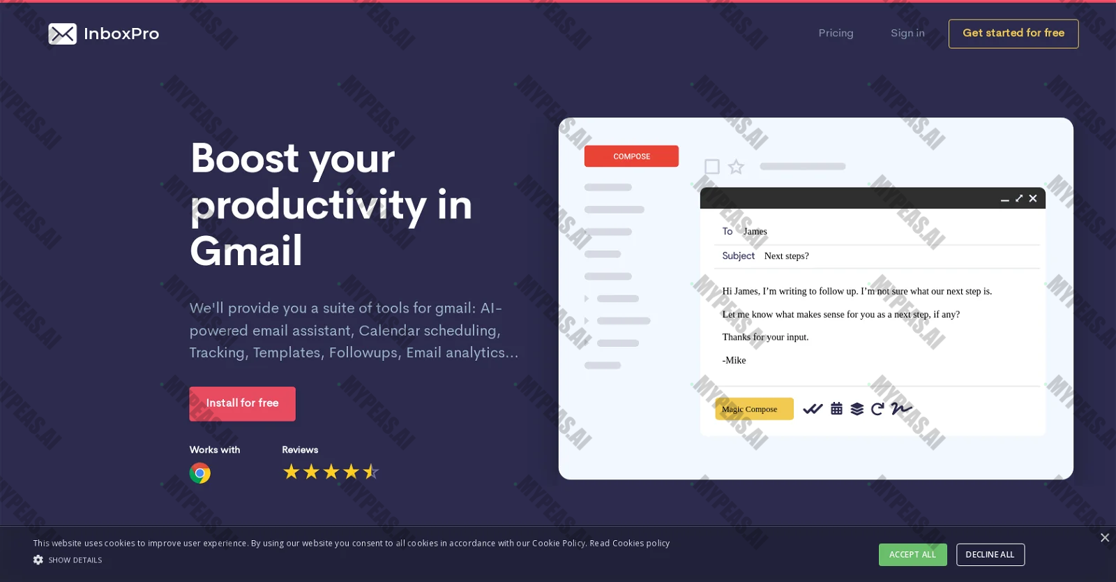 InboxPro screenshot