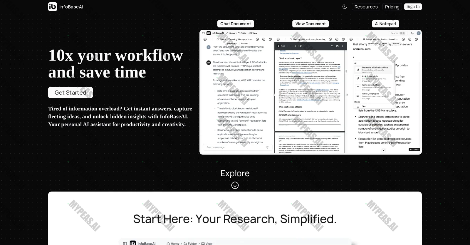 InfoBaseAI screenshot