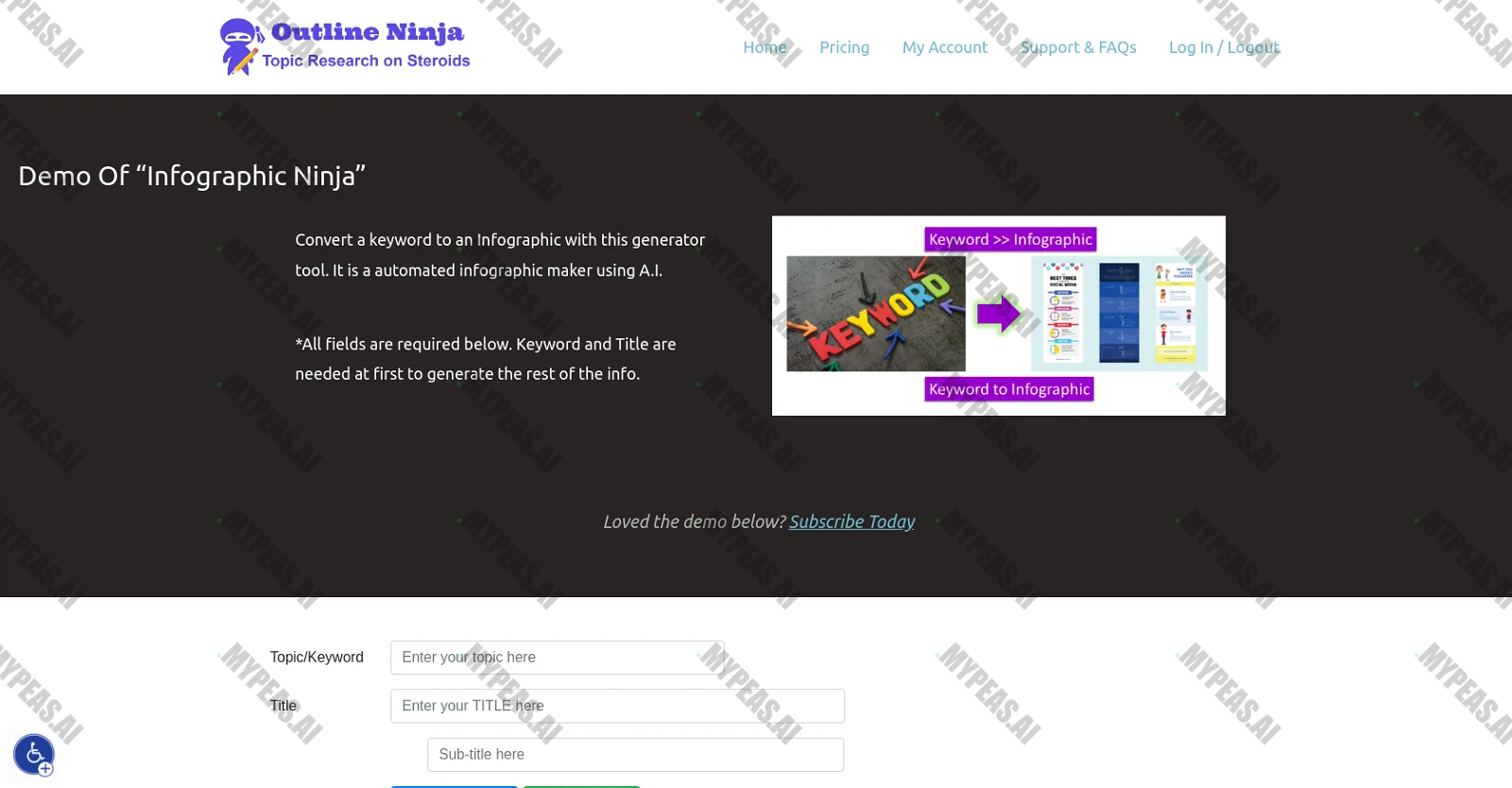 Infographic Ninja screenshot