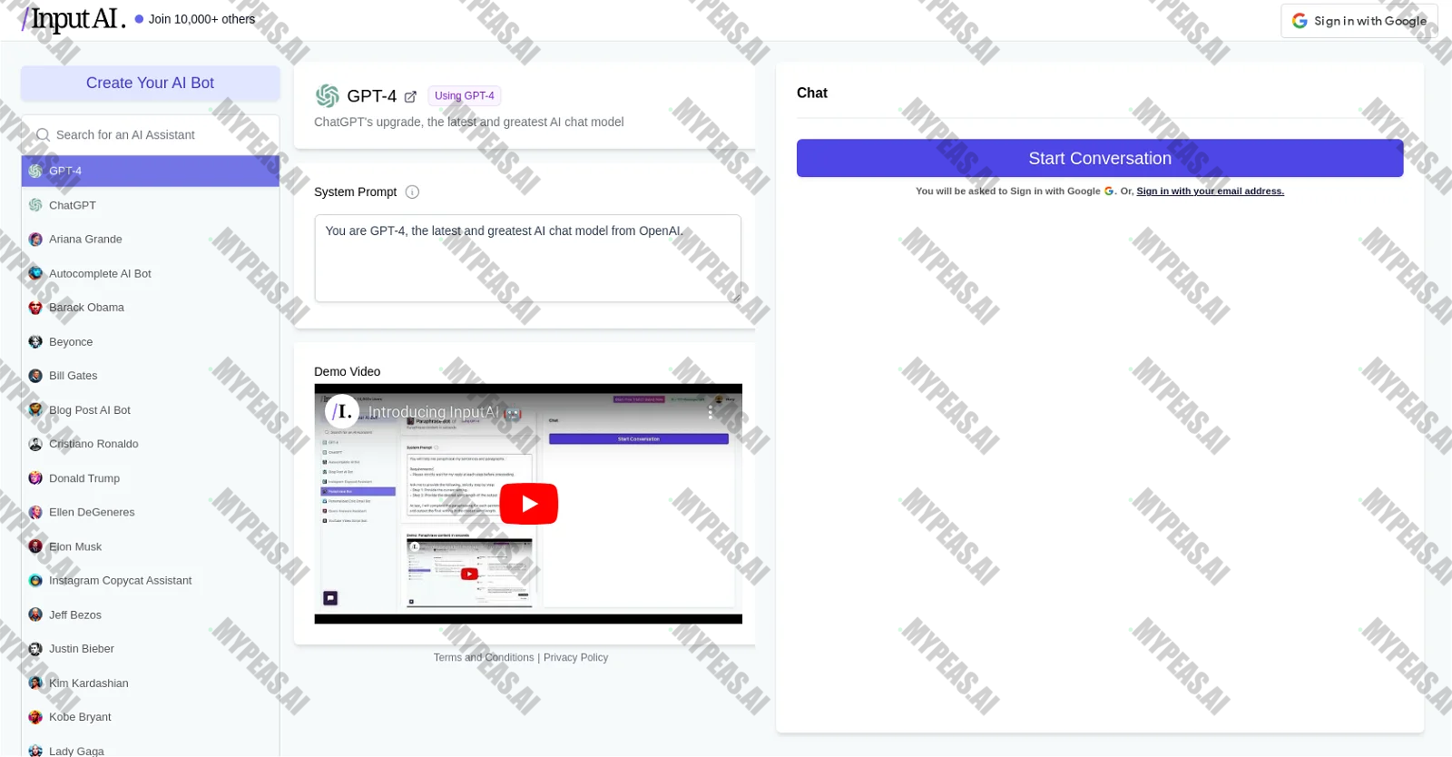 InputAI screenshot