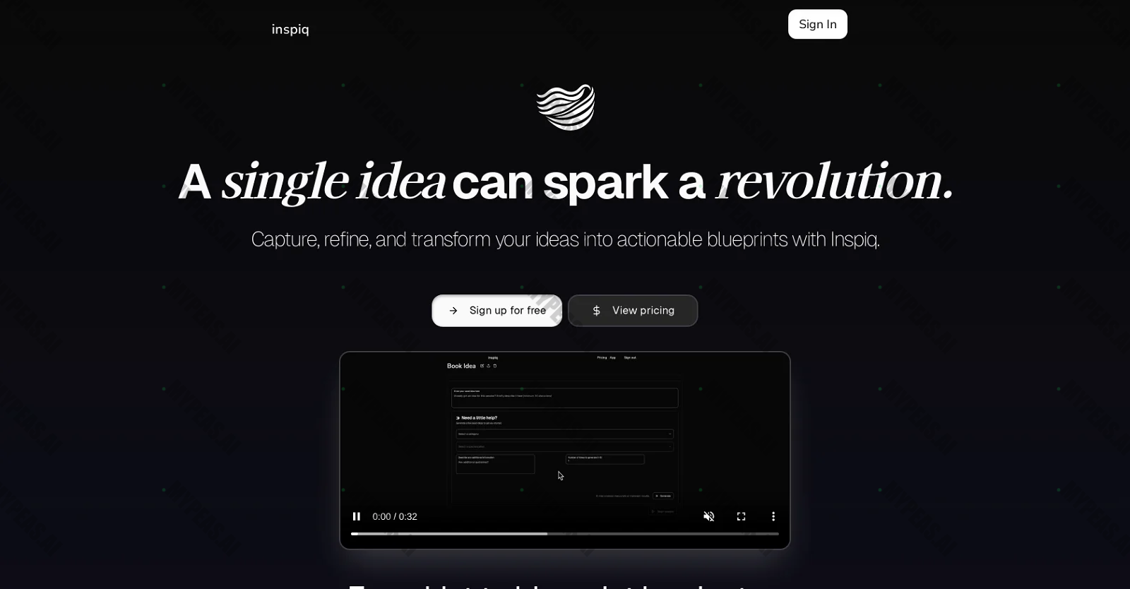 Inspiq screenshot
