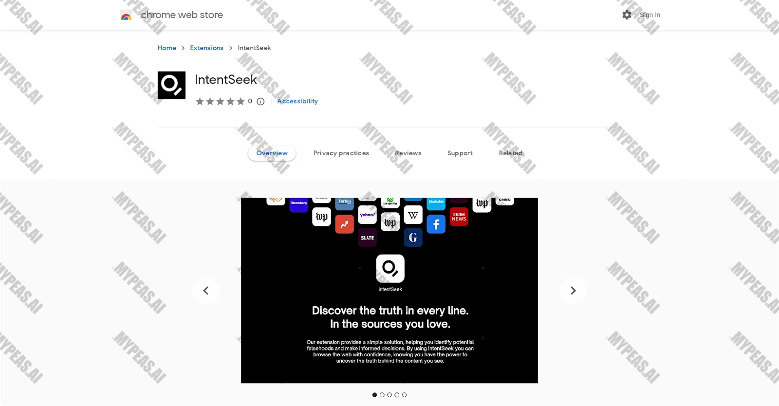 IntentSeek screenshot