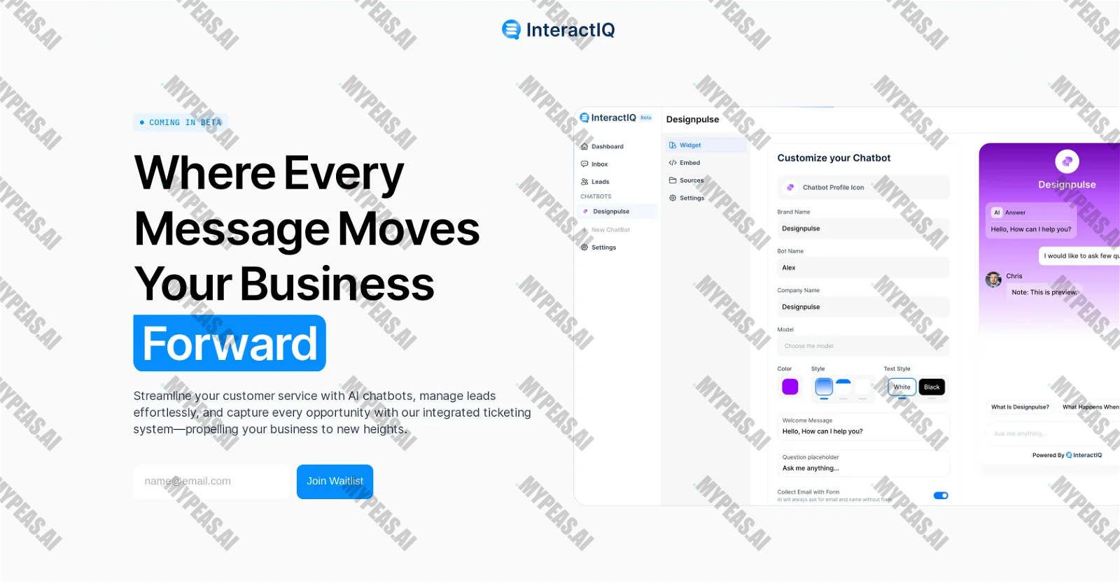 InteractIQ screenshot