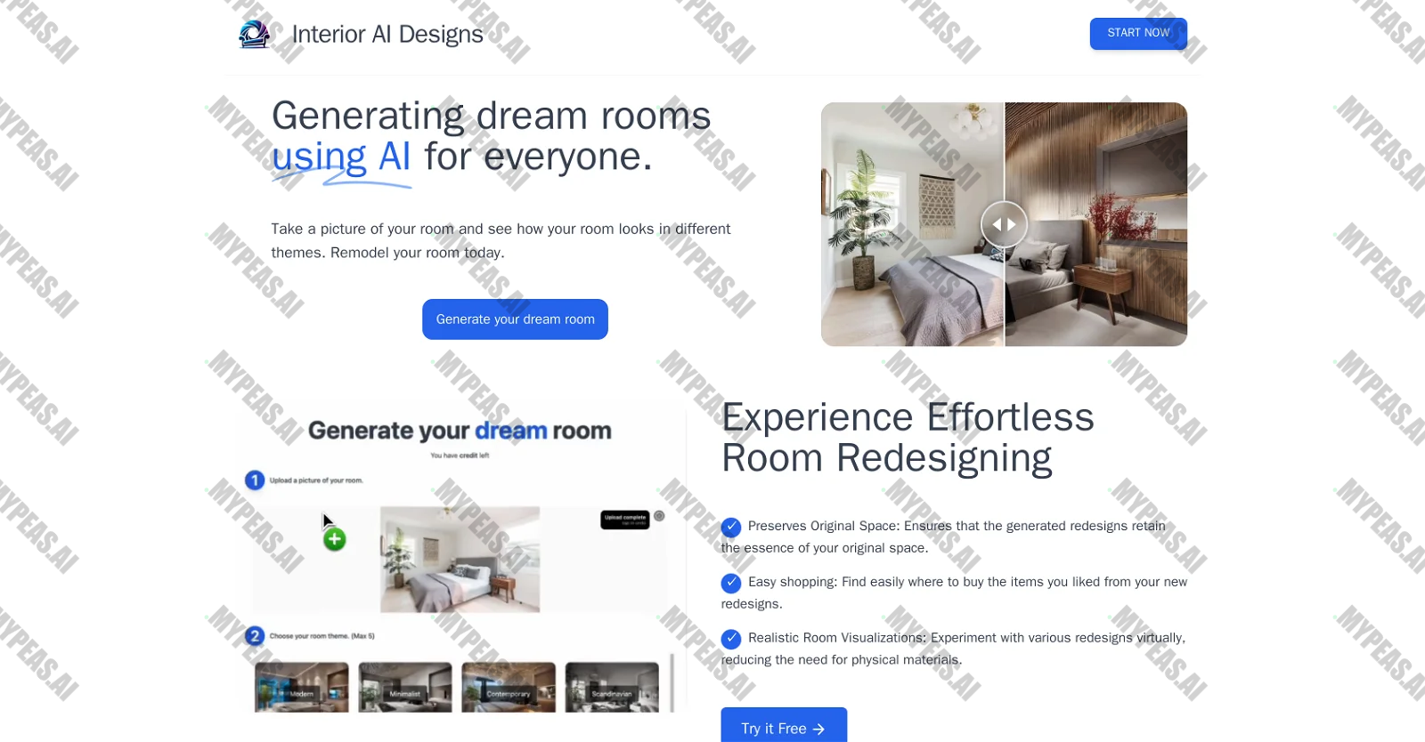 Interior AI Designs screenshot