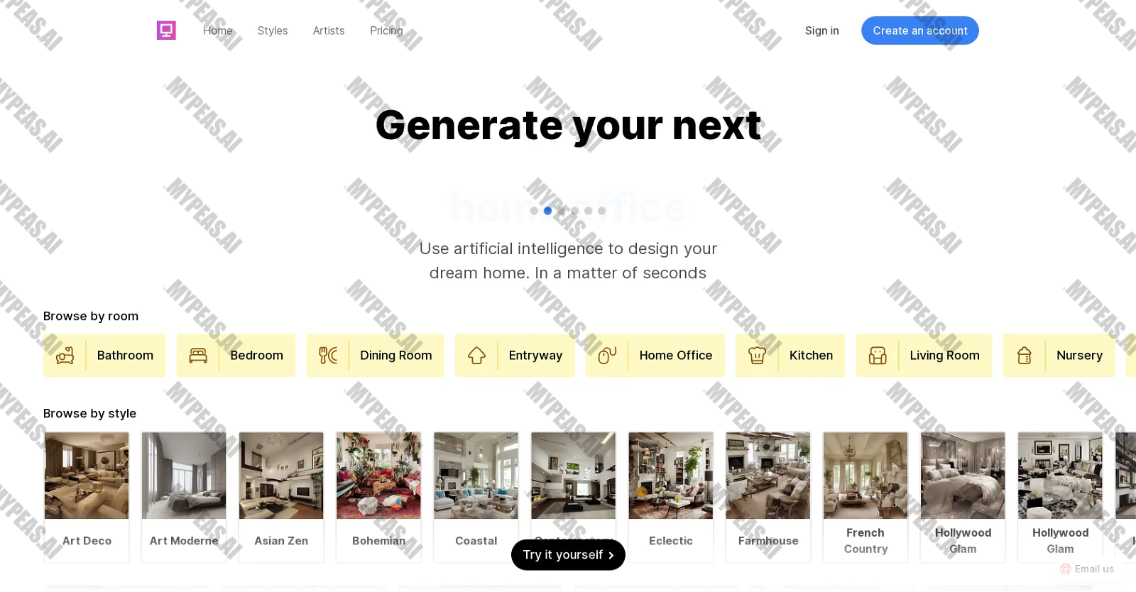 Interior Computer screenshot