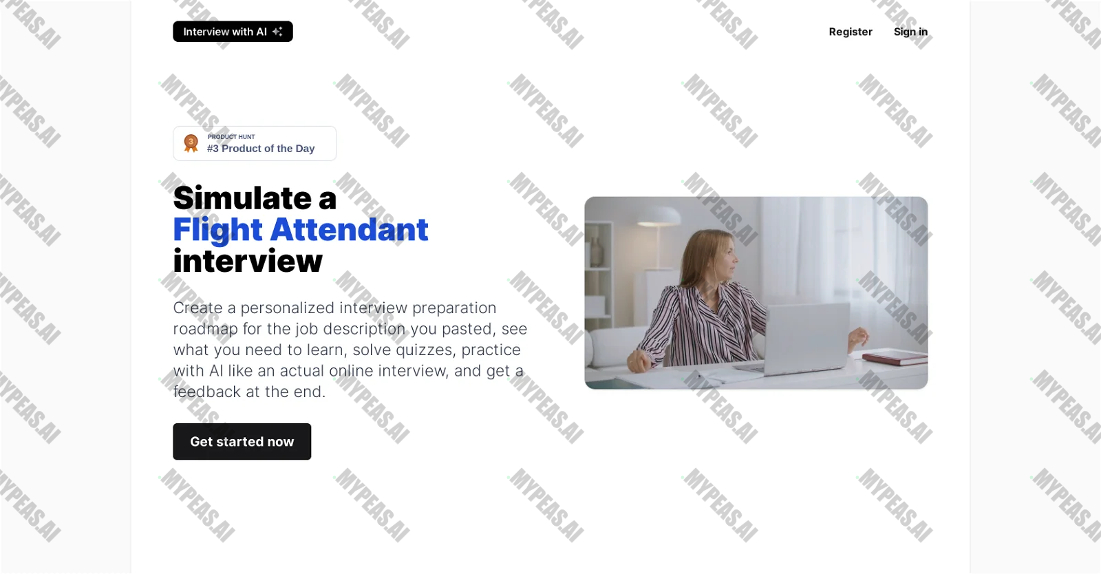 Interview with AI screenshot