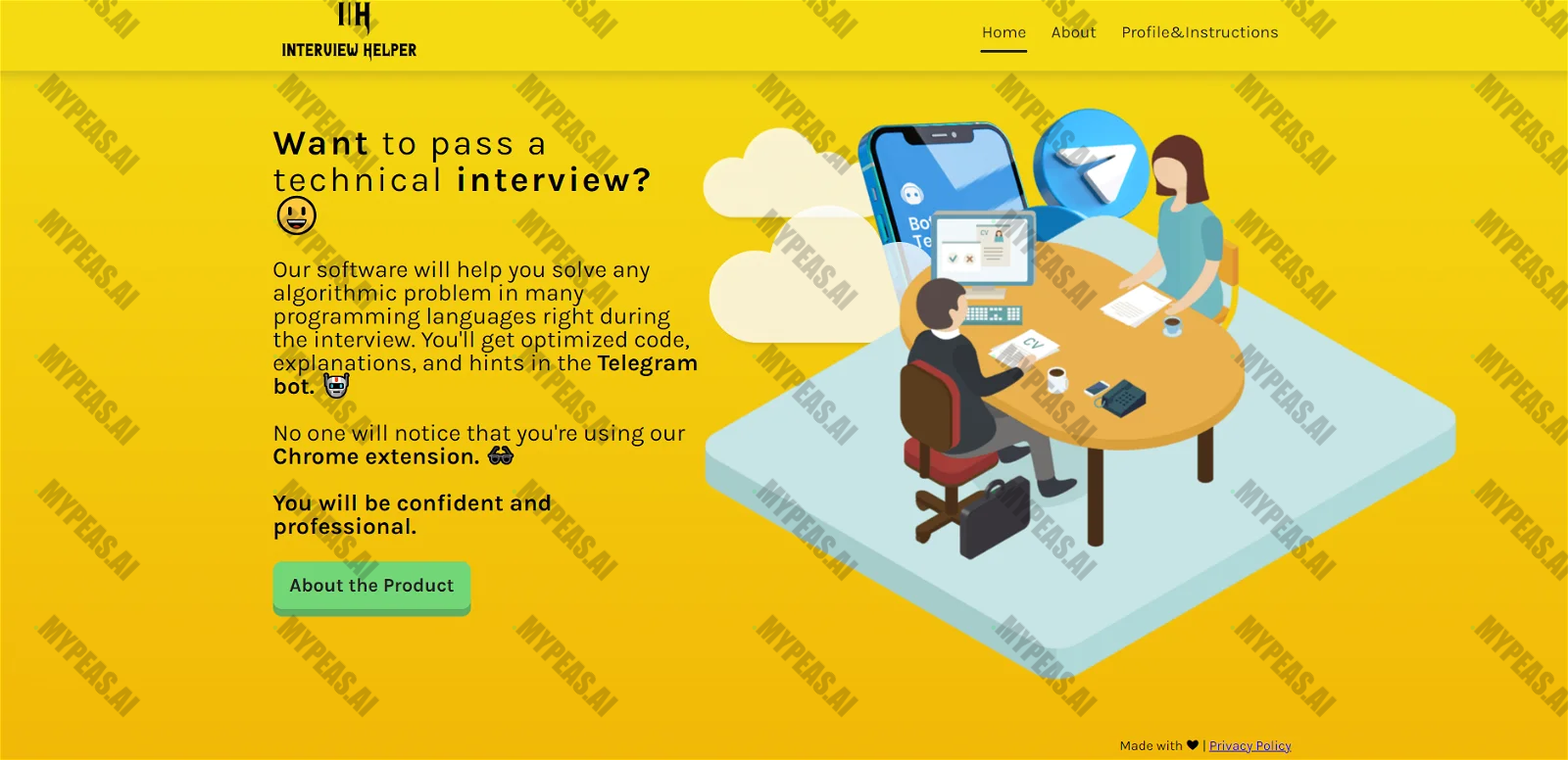 InterviewHelper screenshot