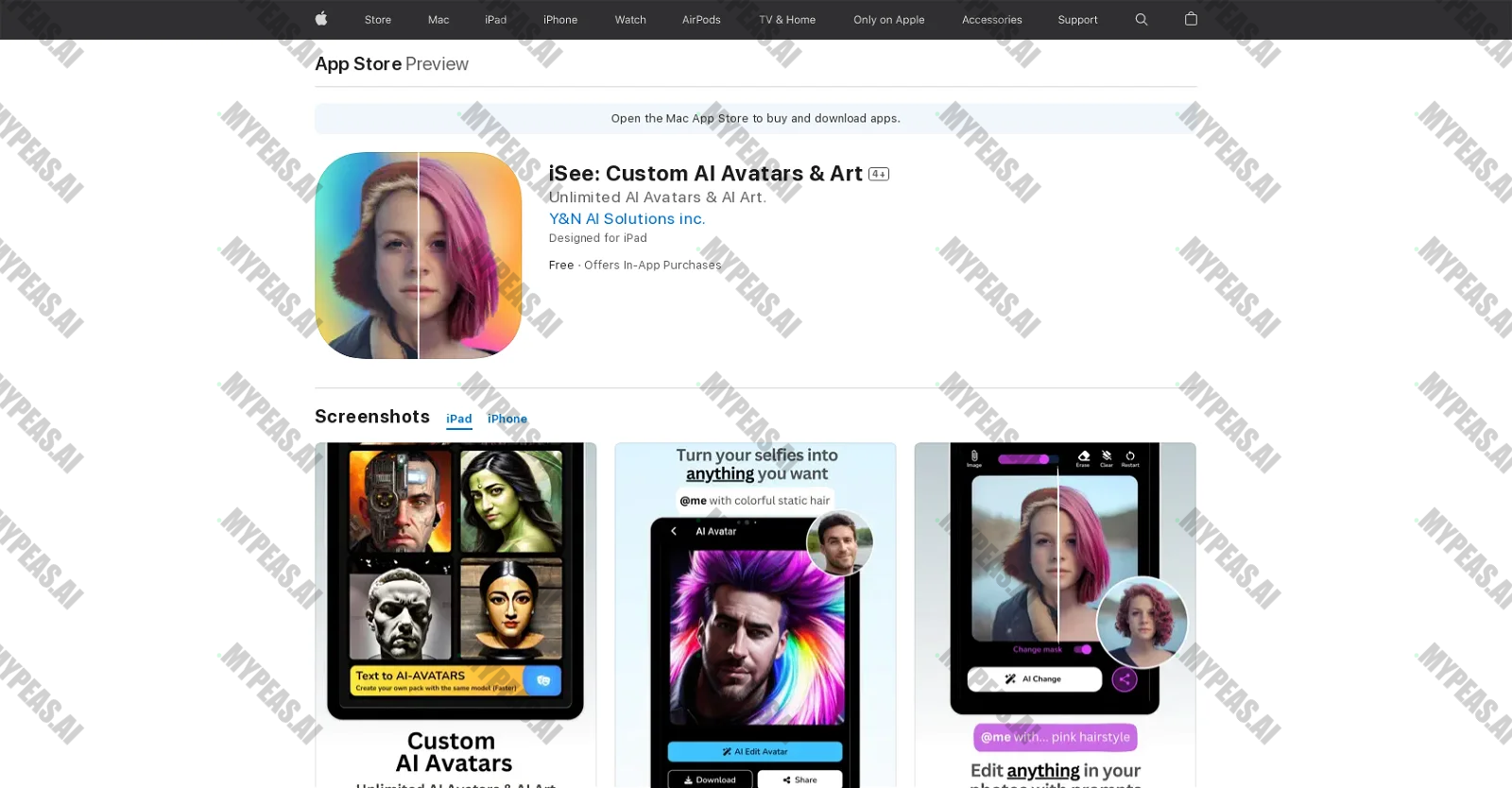 iSee screenshot