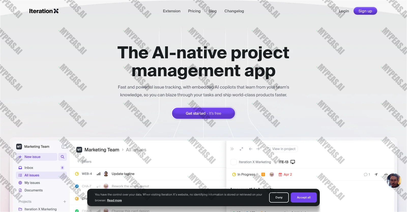 IterationX screenshot