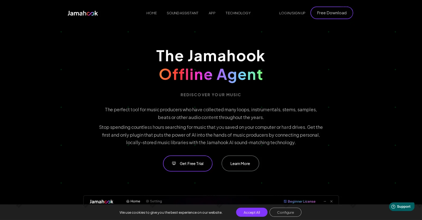 Jamahook screenshot