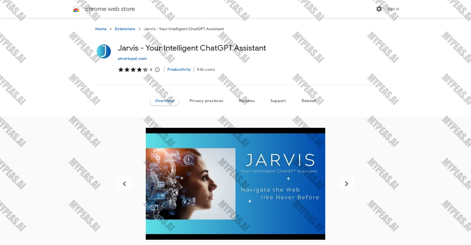 Jarvis AI Assistant screenshot