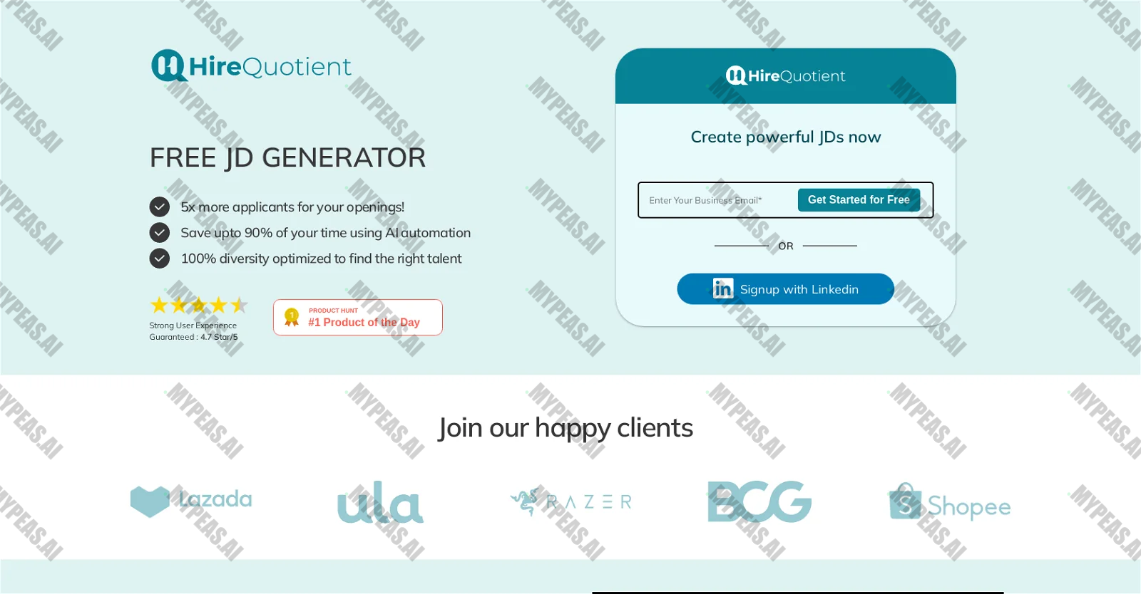 JD Generator screenshot