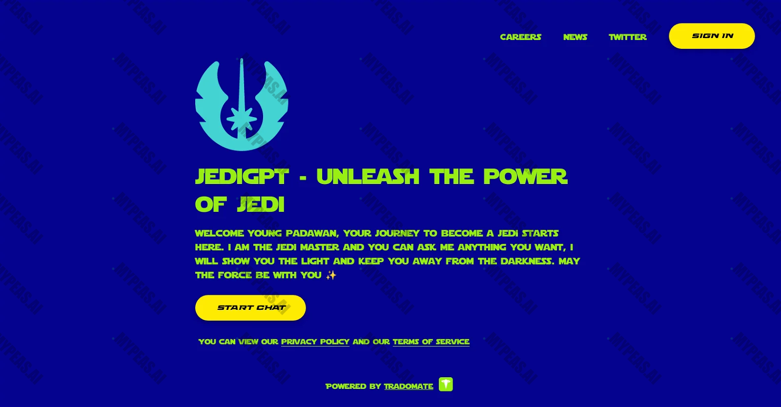 Jedi GPT screenshot