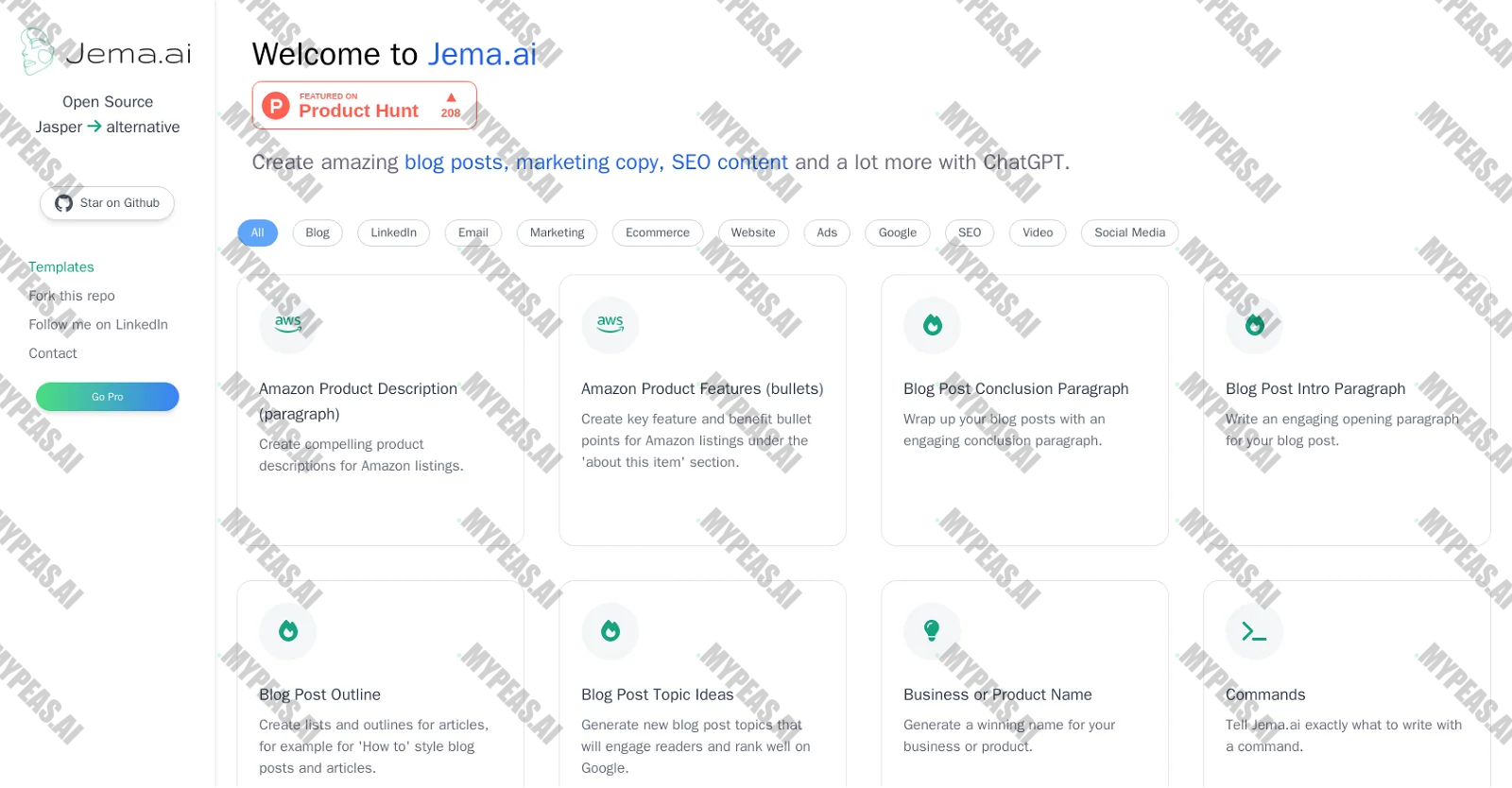 Jema screenshot