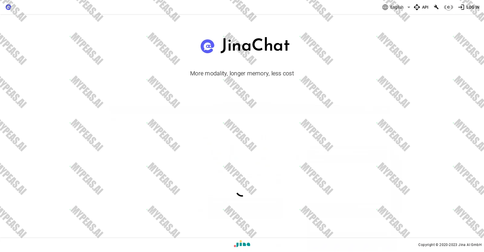 JinaChat screenshot