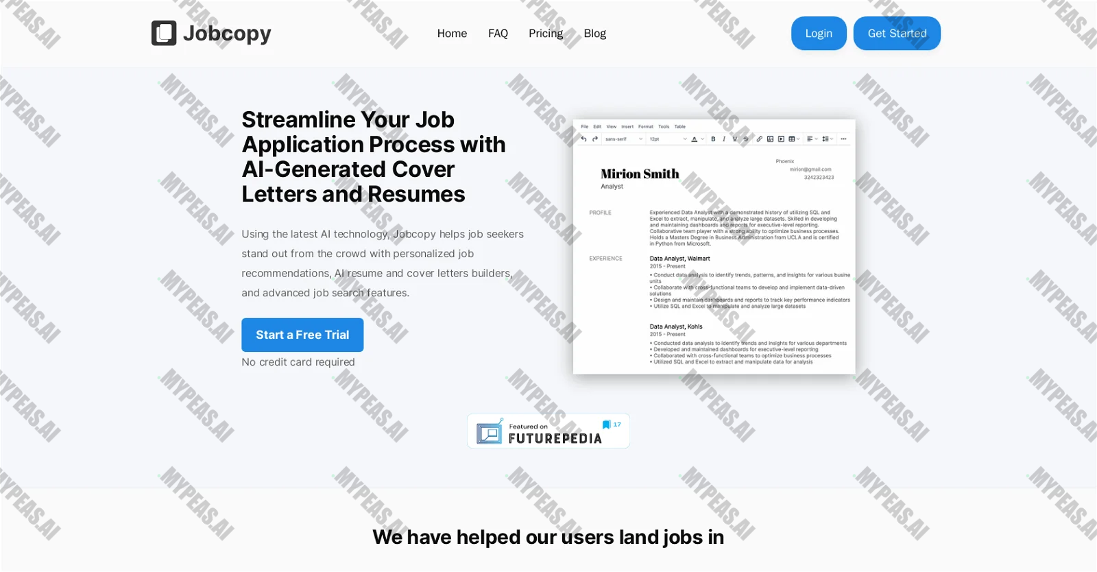 Jobcopy screenshot