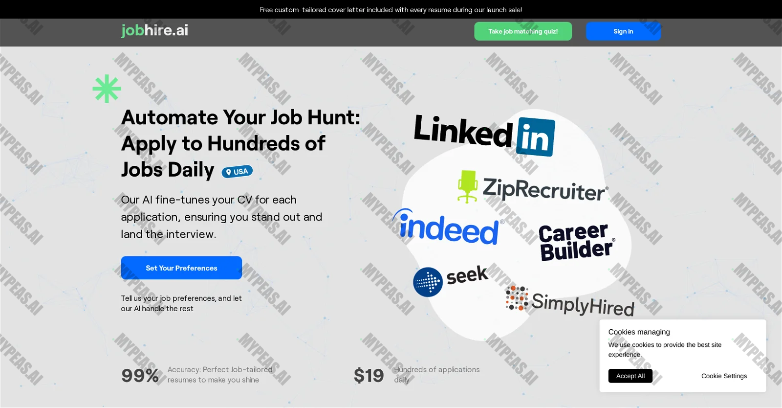 JobHire AI screenshot