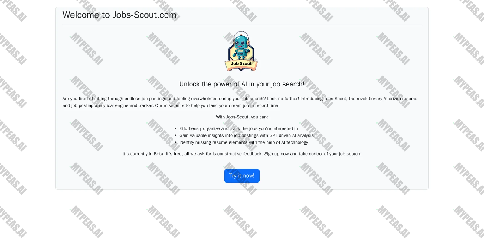Jobs Scout screenshot