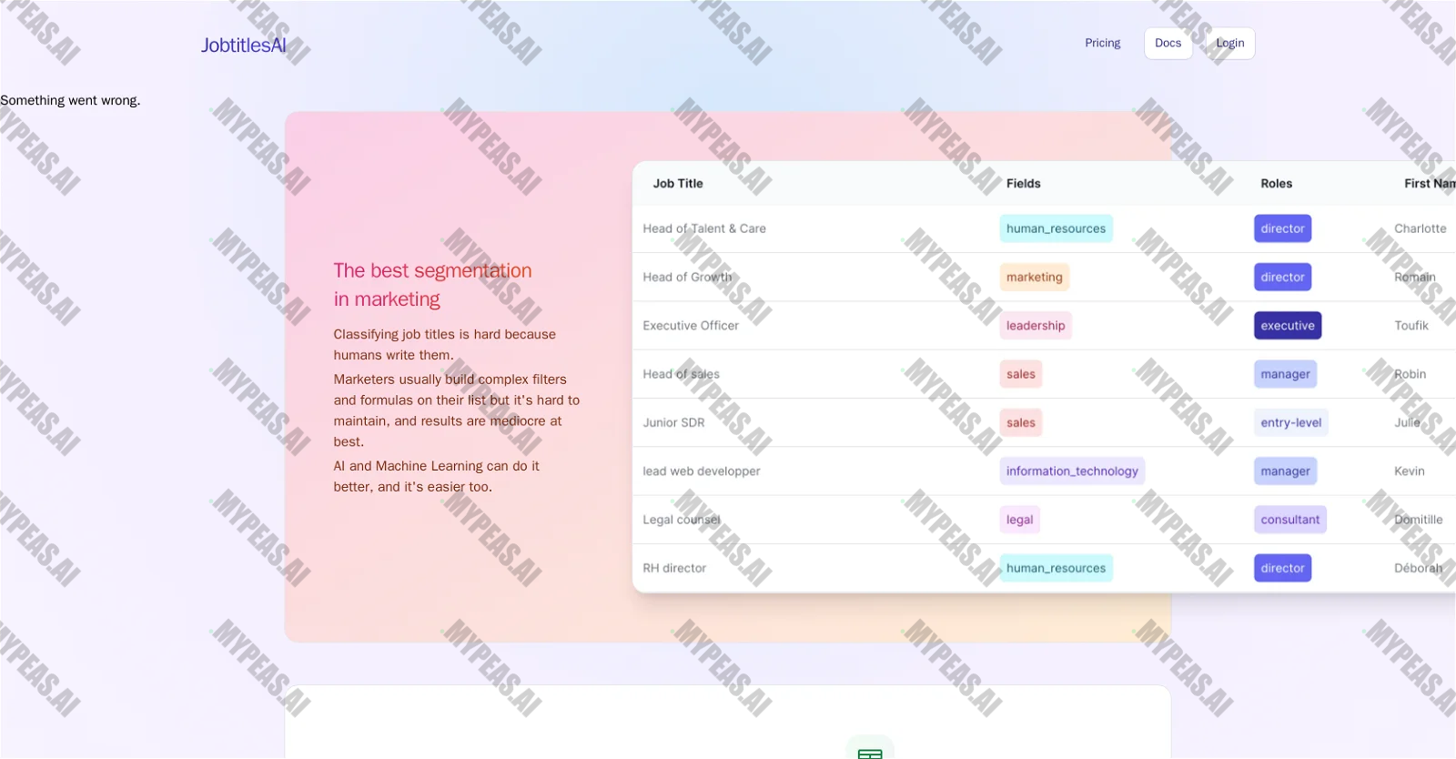 JobtitlesAI screenshot