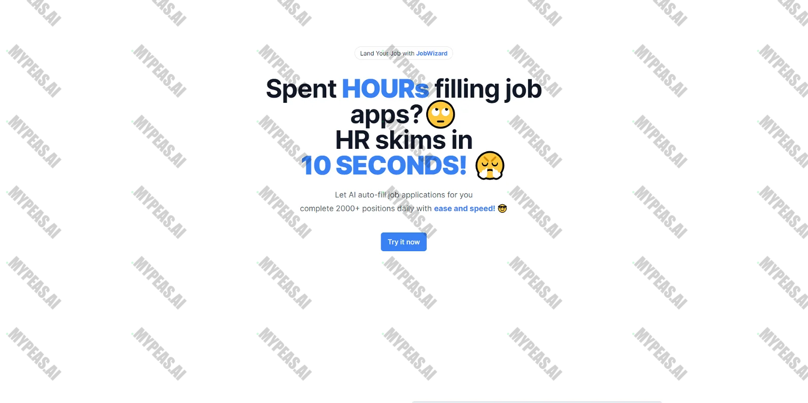 JobWizard screenshot