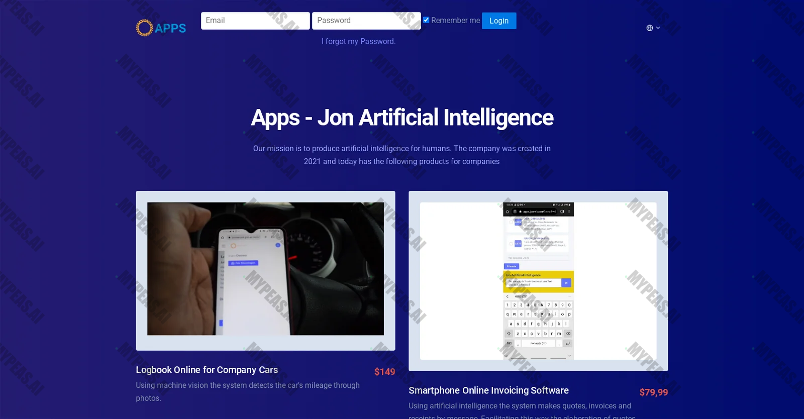 Jon Quote to Invoice screenshot