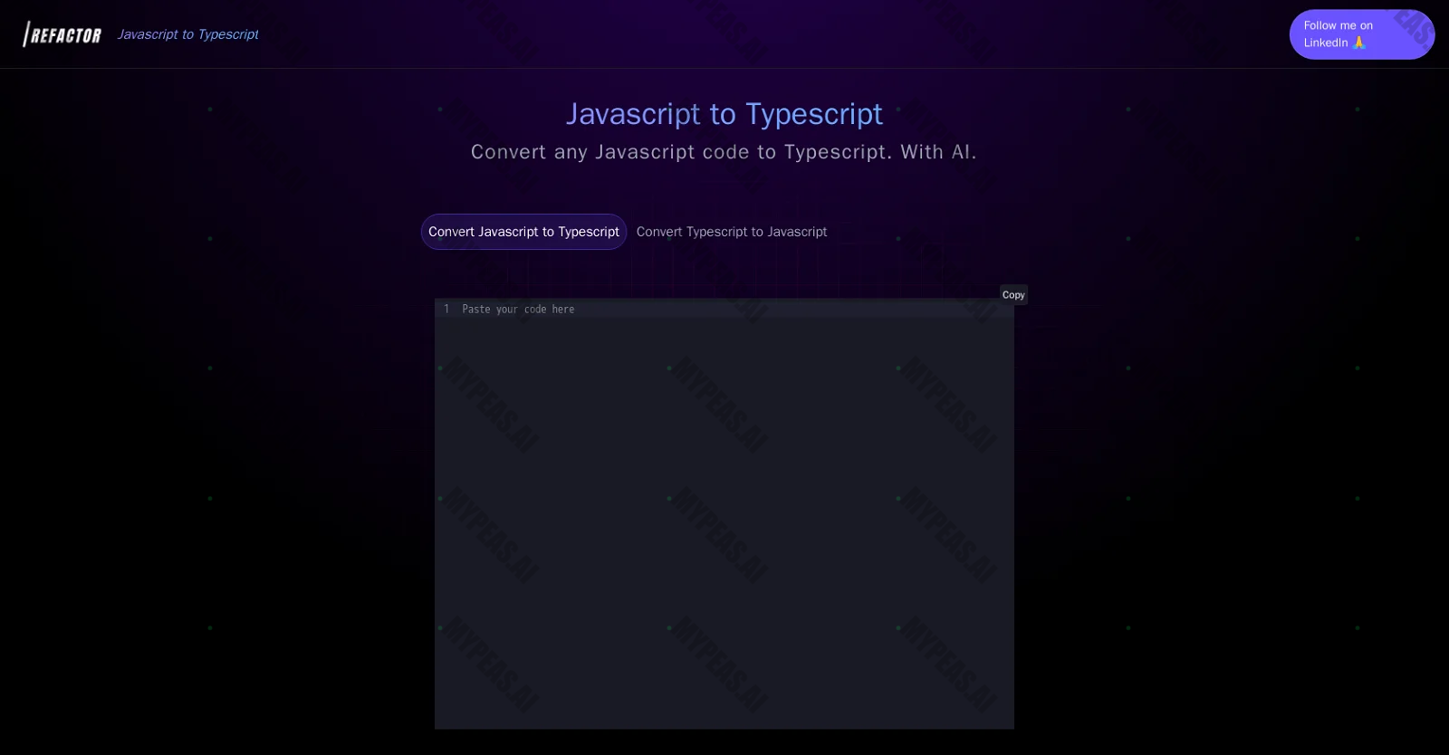 JS2TS screenshot